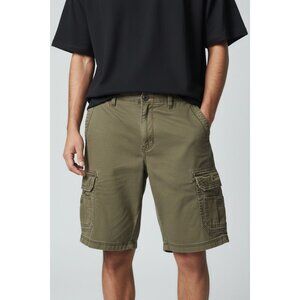 Unionbay Mens Cargo Shorts Khaki Size 38 Cotton/Spandex Blend Durable Casual Out